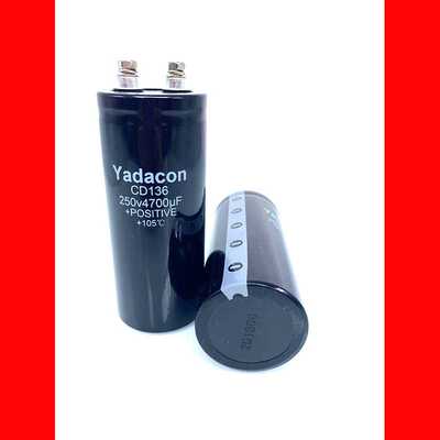 YADACON 可替江海 EPCOS 250V4700UF 50X120 测压335V 可批量