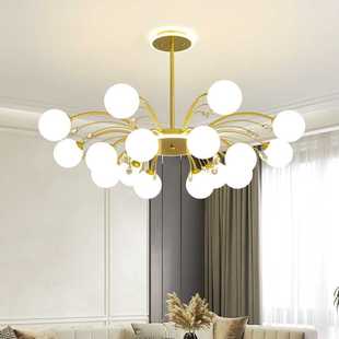 北欧led客厅灯简约现代大气卧室魔豆餐厅爆款 网红ins吊灯灯具灯饰