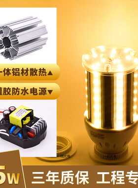 不虚标铝材玉米灯足瓦15Wled铜支架5730灯珠led路灯泡节能新款