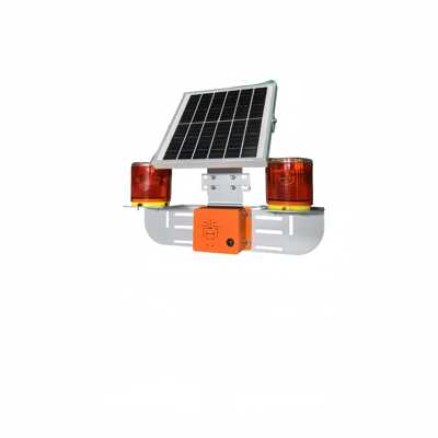 JD6518 DC1.2V 2x0.1W  IP66 太阳能语音警示灯 靠近声光警报灯