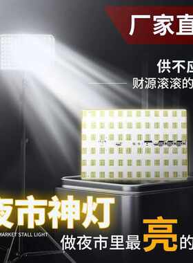 超亮地摊灯摆摊用的照明夜市灯12V灯电瓶/电瓶车专用灯补光灯