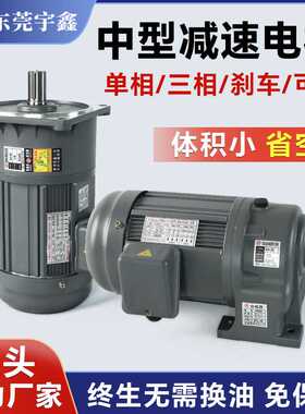 100W/200W/400W/750W齿轮减速电机 380V立式减速电机生产厂家