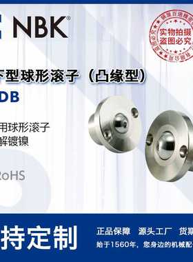 NBK BRDB 朝下型球形滚子（凸缘型）表面处理为无电解镀镍材质-钢