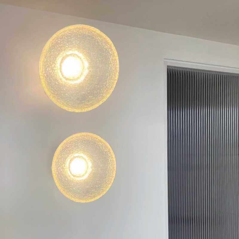 壁灯床头灯过道灯简约北欧轻奢侘寂风设计师新款玄关阳台壁挂灯具