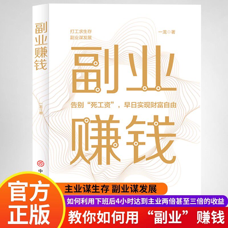【官方正版】副业赚钱书籍 正版教你赚钱本领变现模式揭开赚钱的所有秘密新互联网创业在家挣钱小项目在家手工活思路财富自由之路