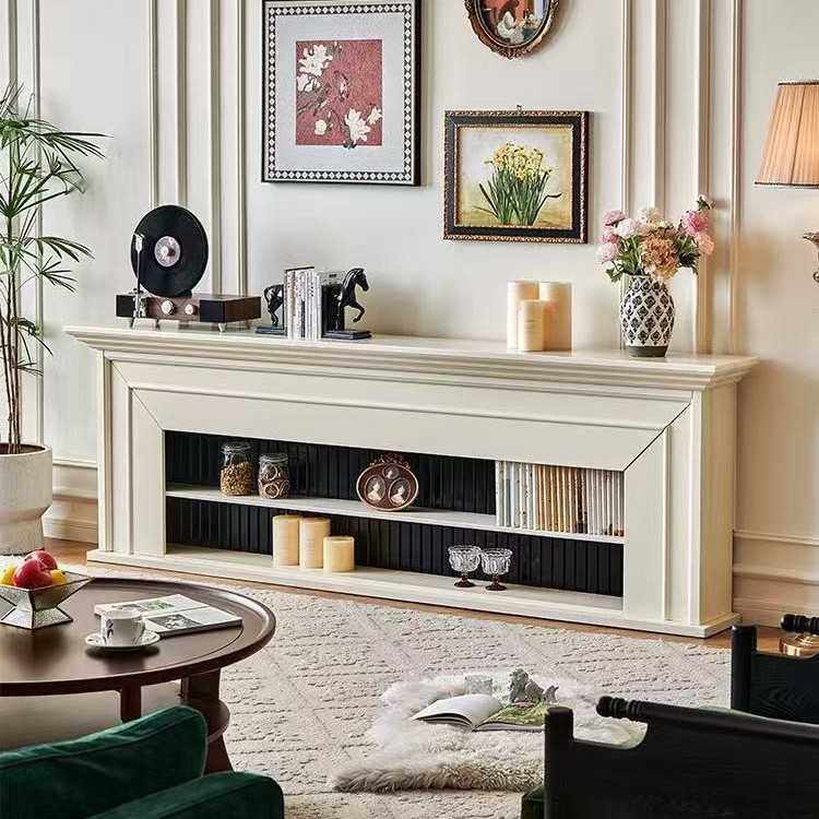 美式复古壁炉电视柜客厅法式白色装饰柜高级感电视柜餐边柜边柜,农机/农具/农膜,其它农用工具,淘宝优惠券,粉丝福利购,淘宝优惠卷