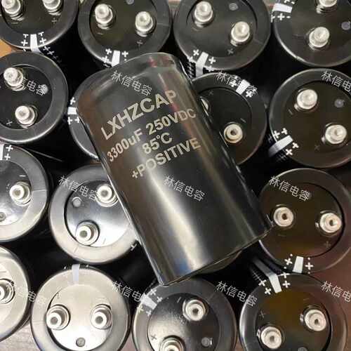 全新电解电容250V3300UF 65X105 200VDC 3000UF 螺栓脚变频器
