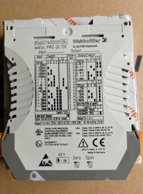 8560740000 WAS4 PRO DC/DC 魏德米勒模拟信号隔离器 现货