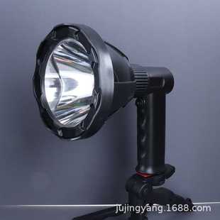 LED强光30W手持探照灯可充电户外远光超亮巡逻白光照明手电筒227