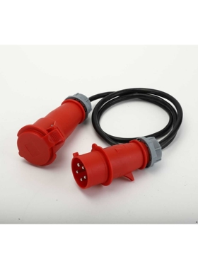 欧规LX CEE 415v 5 极 3 相延长线延长线IP44 CE3P+E+N