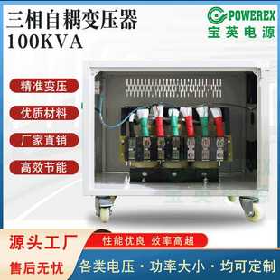 干式 220V200v电源变压100KVA 变压器自耦三相变压器佛山能源380