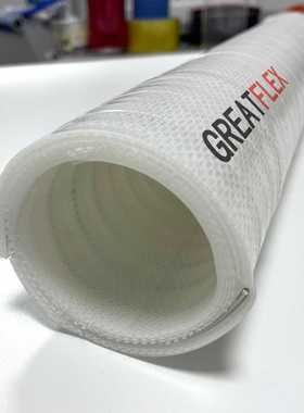 GREATFLEX白色超高压洗车机水管双层钢丝防爆软管厂家FP32