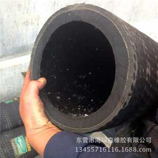 黑色橡胶钢丝软管 防洪排涝 农田灌溉 林地灌溉 鱼塘换水专用管