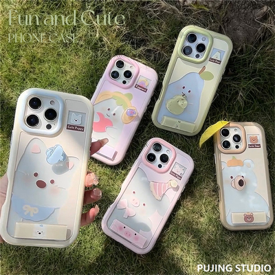 趣味萌物旋转支架适用15Pr