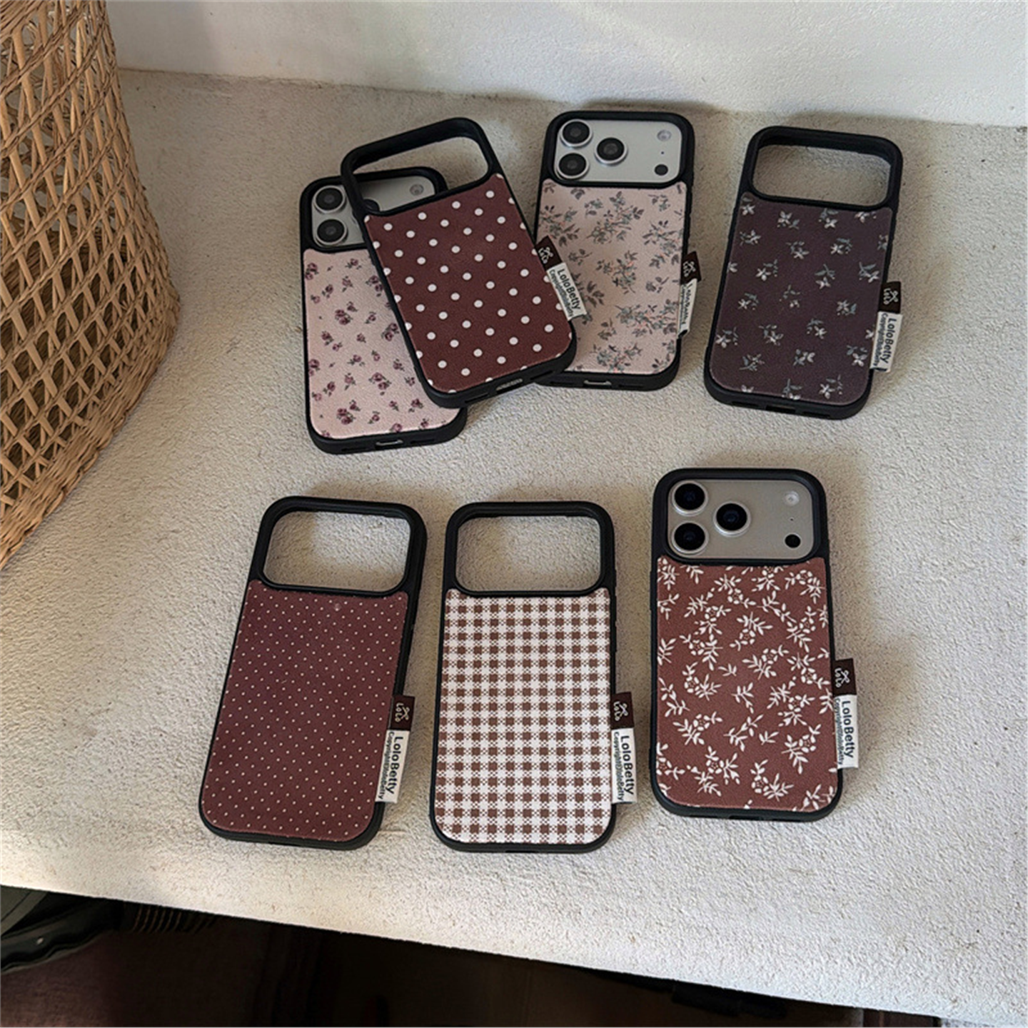 绒布碎花波点格纹适用苹果17promax手机包16/15pro保护套14/13pro,运动包/户外包/配件,钱包,淘宝优惠券,粉丝福利购,淘宝优惠卷