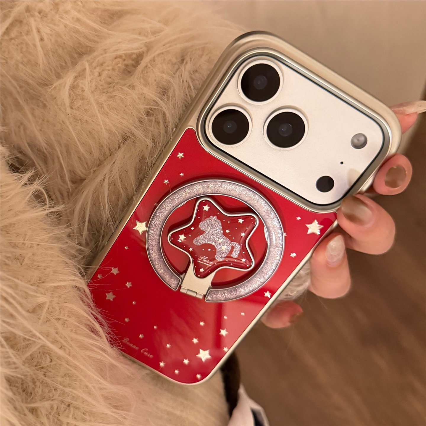 星星小马适用苹果17promax手机包15鎏金磁吸支架iphone16新年红13,运动包/户外包/配件,证件包,淘宝优惠券,粉丝福利购,淘宝优惠卷