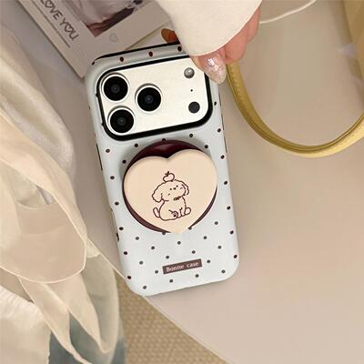 奶蓝波点小狗苹果iPhone17