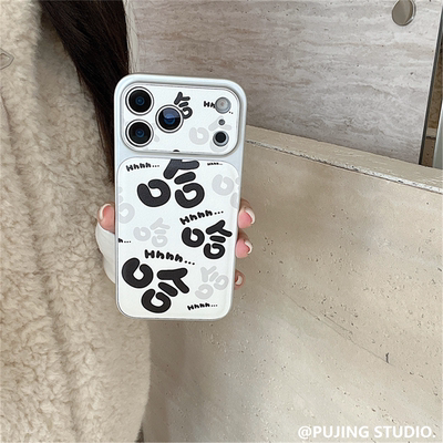 贴皮文字哈适用iPhone17手机壳