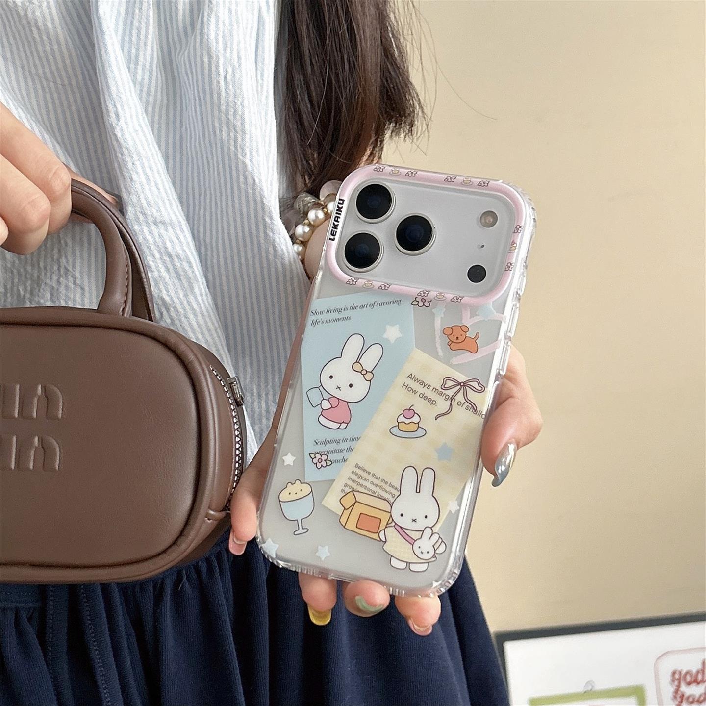 ins韩风可爱卡通兔子苹果1