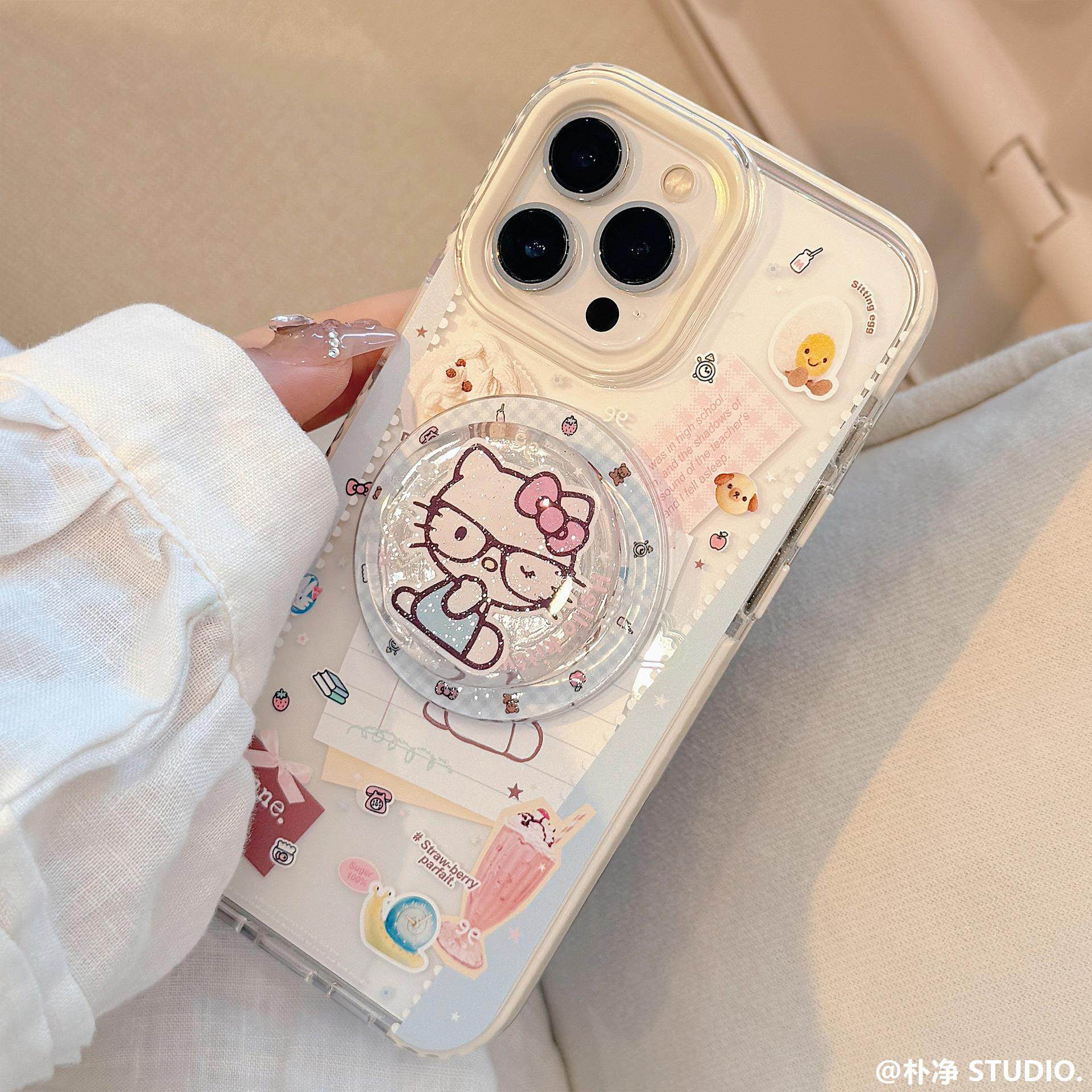 闪粉磁吸支架17proma韩系