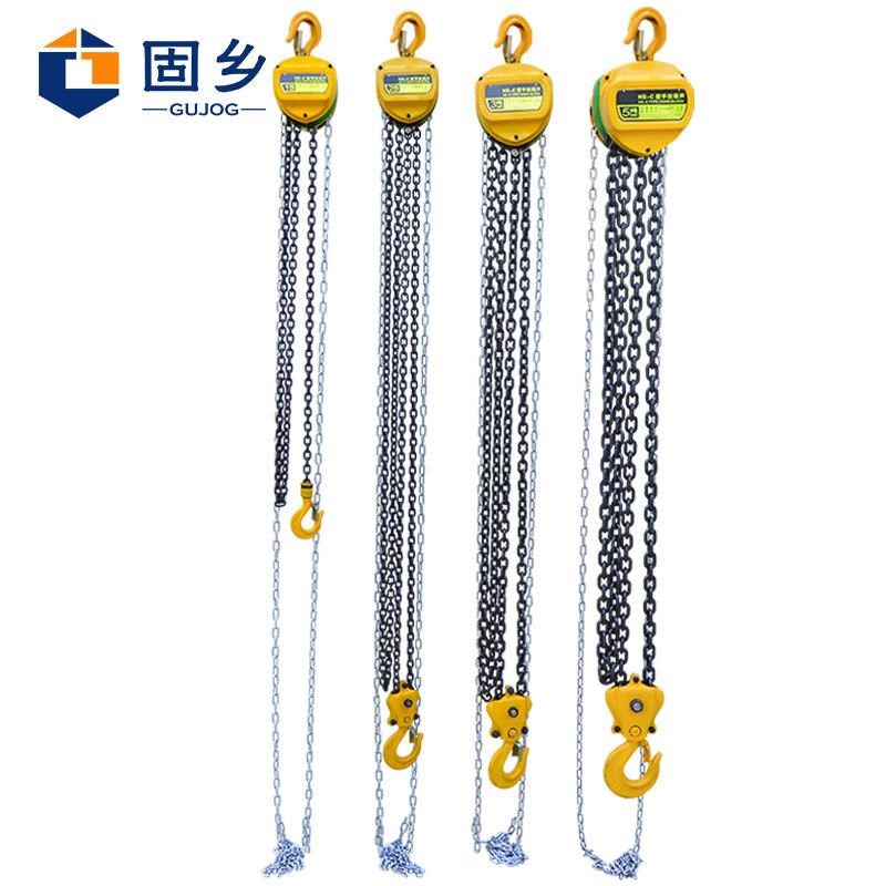 固乡三角手拉葫芦手动n倒炼吊葫芦1t2t3吨起重葫芦铁葫芦起重吊机