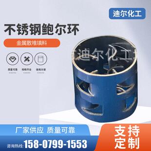 真空精馏塔用金属鲍尔环填料 不锈钢鲍尔环 金属散堆填料