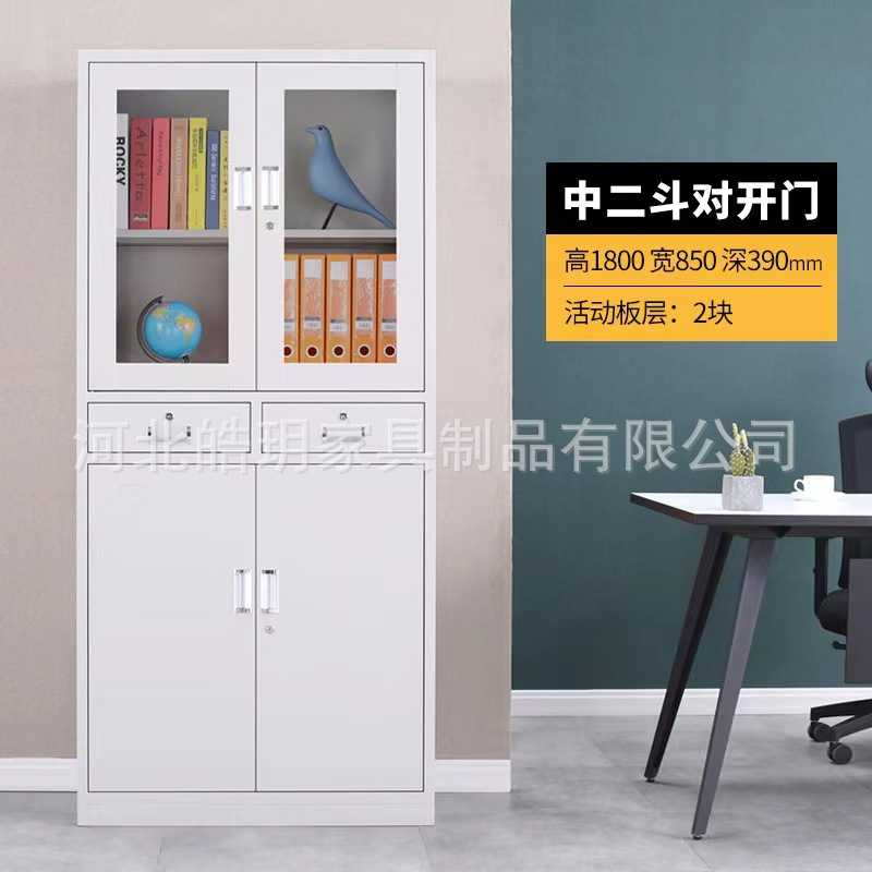 定制铁皮文件柜办公室资料柜财务多层凭证铁柜档案柜带锁抽屉矮柜