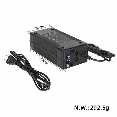厂家直销 58.8V3ADC2.1充电器 英美欧规滑板车充电器电源线配件