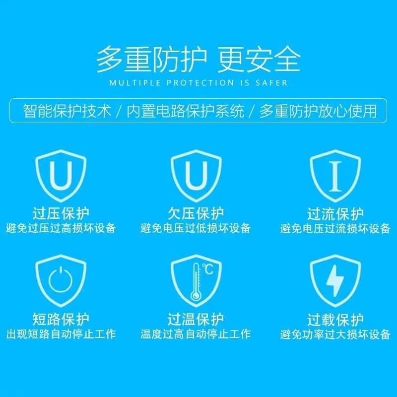 220V转12V15A电源转换器车载吸尘器冰箱充气泵转家用12V电源点烟