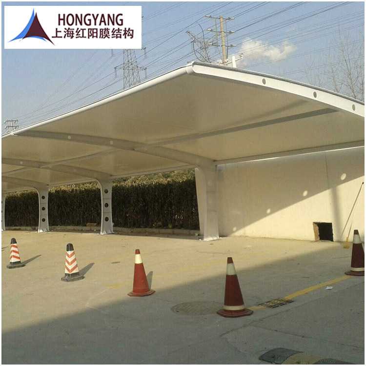 承接各地户外膜结构汽车棚遮阳棚小区充电桩电动车充电桩雨棚
