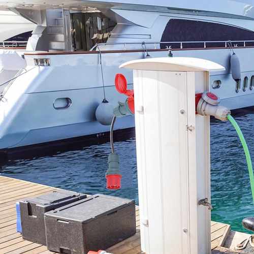 CEE套件适配器32A插头到CEE16A连接器 游艇充电转换线