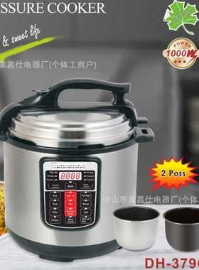南美110v菲律宾英规美规英文跨境电压力锅 Pressure cooker6升8升