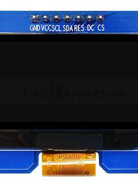 黄色1.5寸OLED显示模块4线SPI和I2C串口适用于Arduino和树霉派