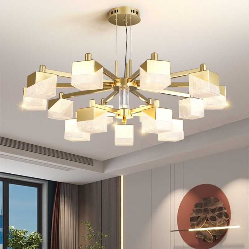 客厅吊灯北欧轻奢主灯极简现代简约led大气创意高端样板间灯具