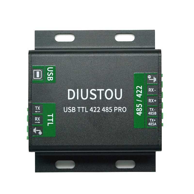 丢石头多功能USB TTL 422 485 PRO互转通信 带隔离工业级串口模块