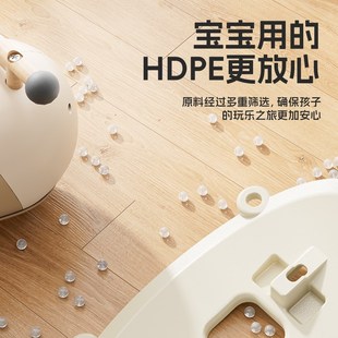 宝宝摇摇马儿童小木马玩具溜溜车二合一婴儿蹦床滑滑梯 2024新款