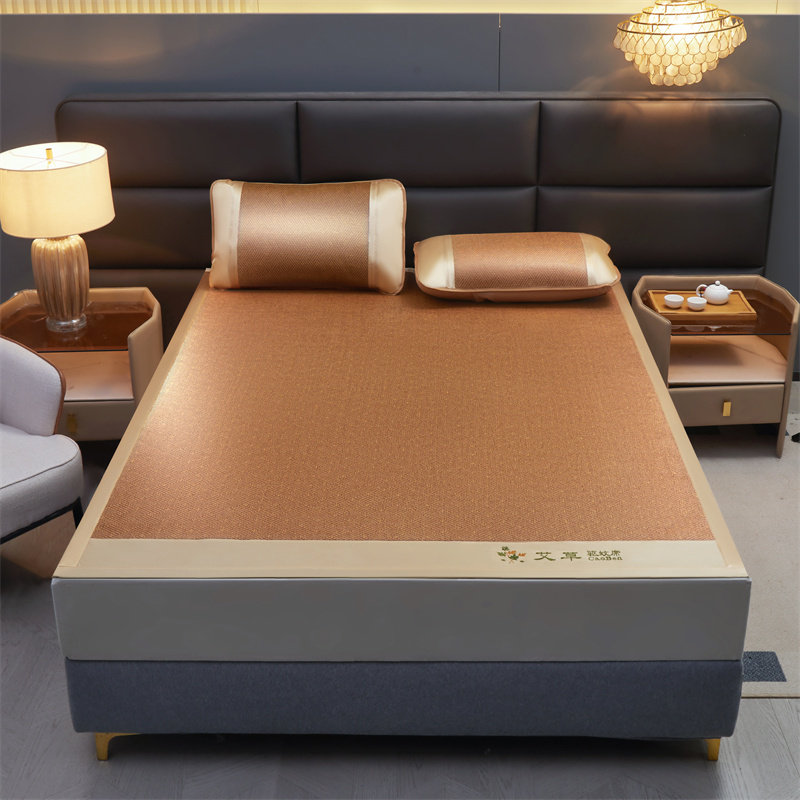 2026新款艾草双面藤席驱蚊席可折叠凉席席子凉席,床上用品,藤席,淘宝优惠券,粉丝福利购,淘宝优惠卷