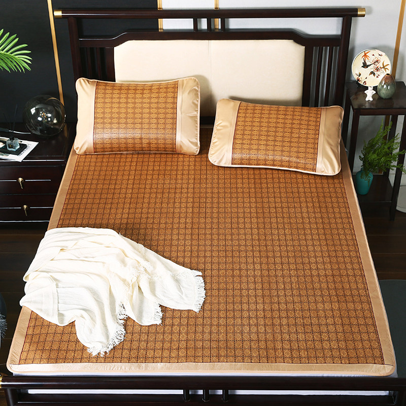 2026年新款单面藤席宽边凉席三件套,床上用品,藤席,淘宝优惠券,粉丝福利购,淘宝优惠卷