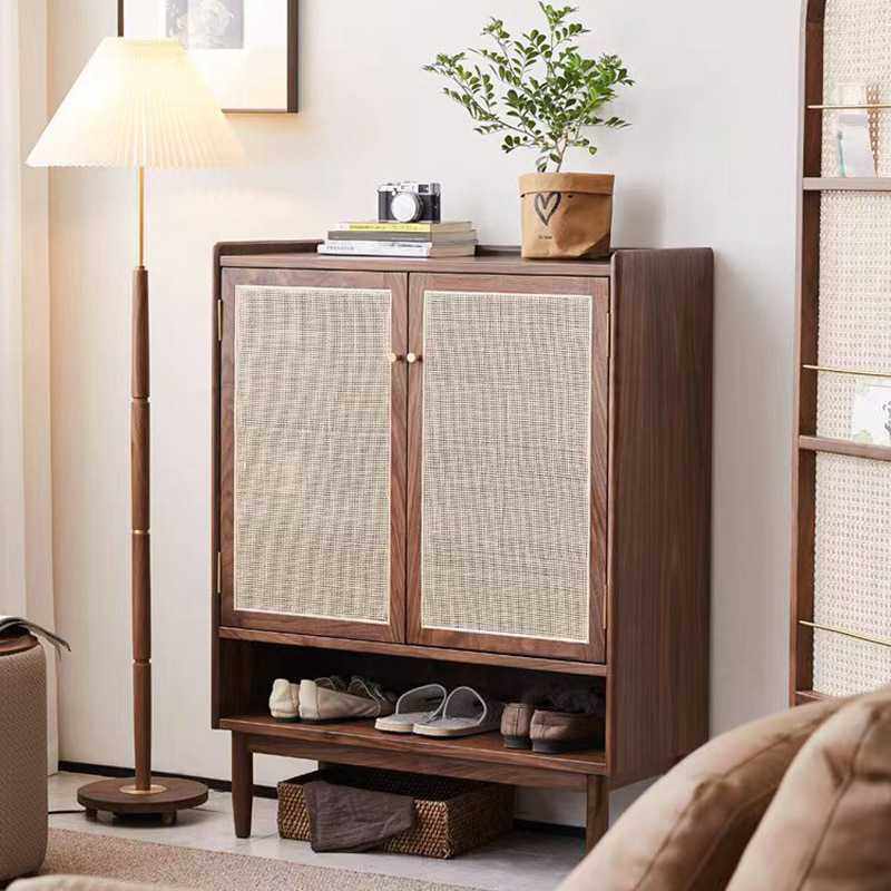 新中式北美黑胡桃木编藤鞋柜实木玄关柜 宋式美学中古风边柜家具,玩具/童车/益智/积木/模型,垂直悬浮玩具,淘宝优惠券,粉丝福利购,淘宝优惠卷
