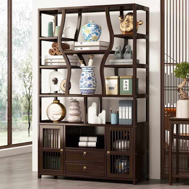 楠竹博古架新中式多宝阁多层书柜客厅多层家具茶叶隔断置物展示柜,玩具/童车/益智/积木/模型,垂直悬浮玩具,淘宝优惠券,粉丝福利购,淘宝优惠卷