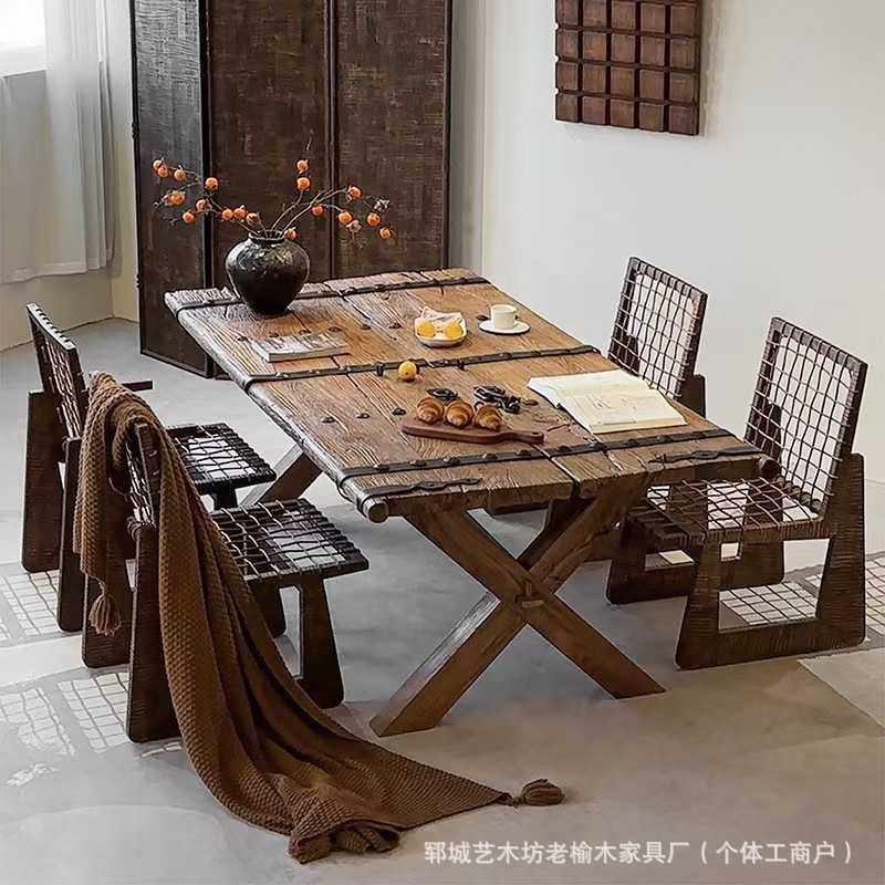 侘寂风老榆木茶桌复古风化做旧老门板茶桌实木家居休闲会客喝茶桌,玩具/童车/益智/积木/模型,垂直悬浮玩具,淘宝优惠券,粉丝福利购,淘宝优惠卷