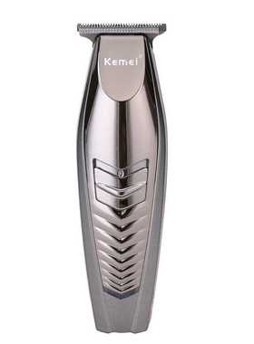 科美专业降噪 R型钝角精钢刀头银白色理发器KM-2712旅行便携