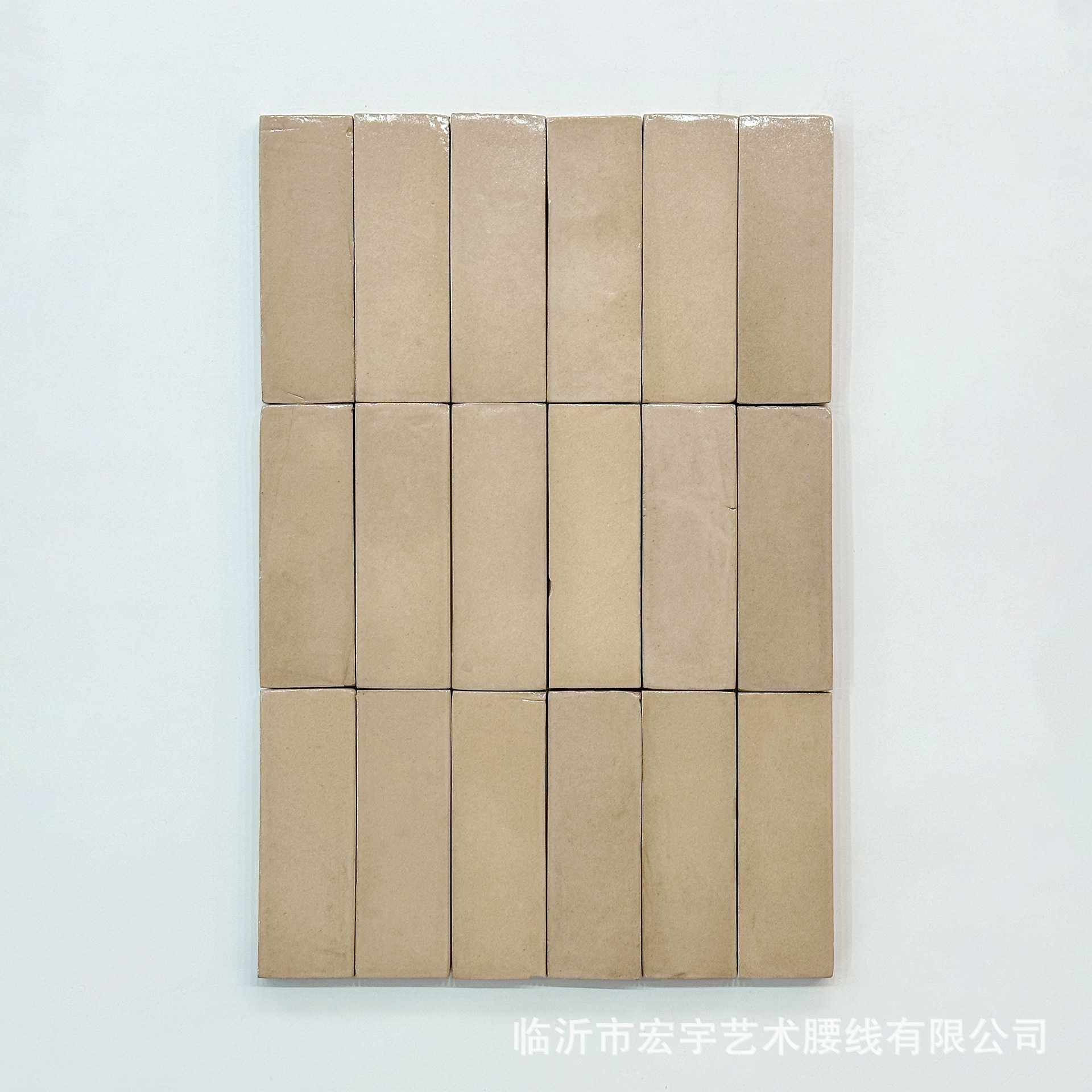 zellige纯手工泥胚 摩洛哥手工砖米色复古陶土砖卫生间墙砖背景墙