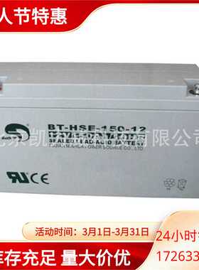 赛特蓄电池12V200AH直流屏/EPS配电柜/UPS电源/照明BT-HSE-200-12
