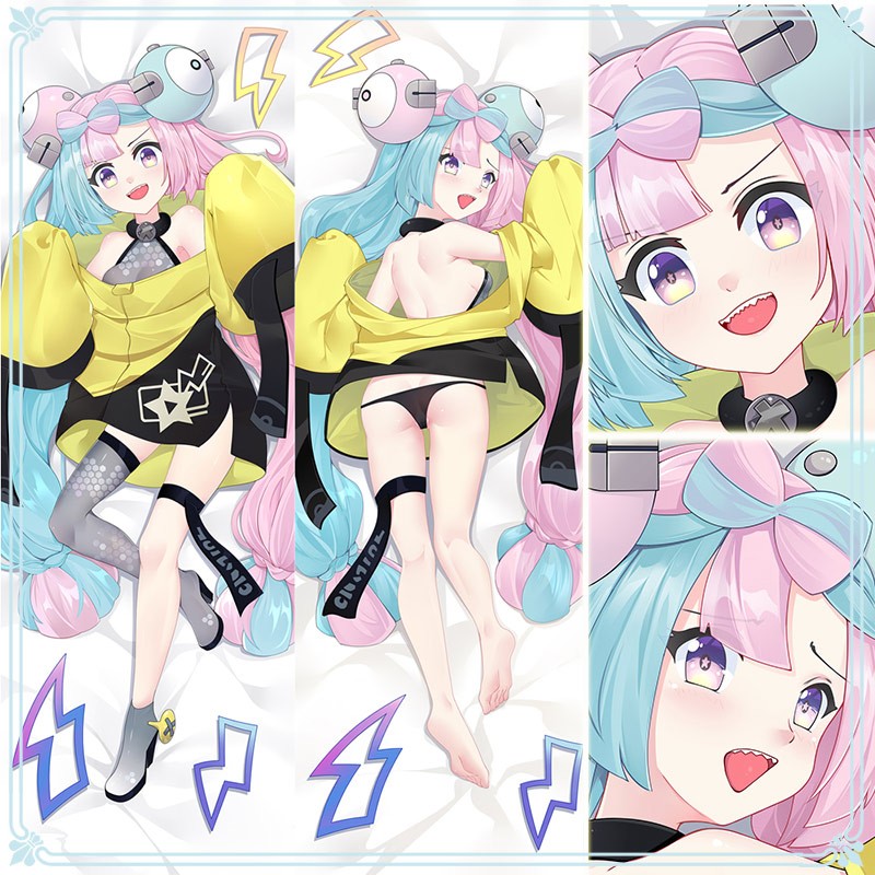 原创精灵宝可梦奇树等身抱枕动漫长条枕套萝莉二次元靠枕抱枕