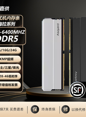 阿斯加特海拉 ddr5 8g/16g/24g/ 5600/6000/6400台式机内存条单条