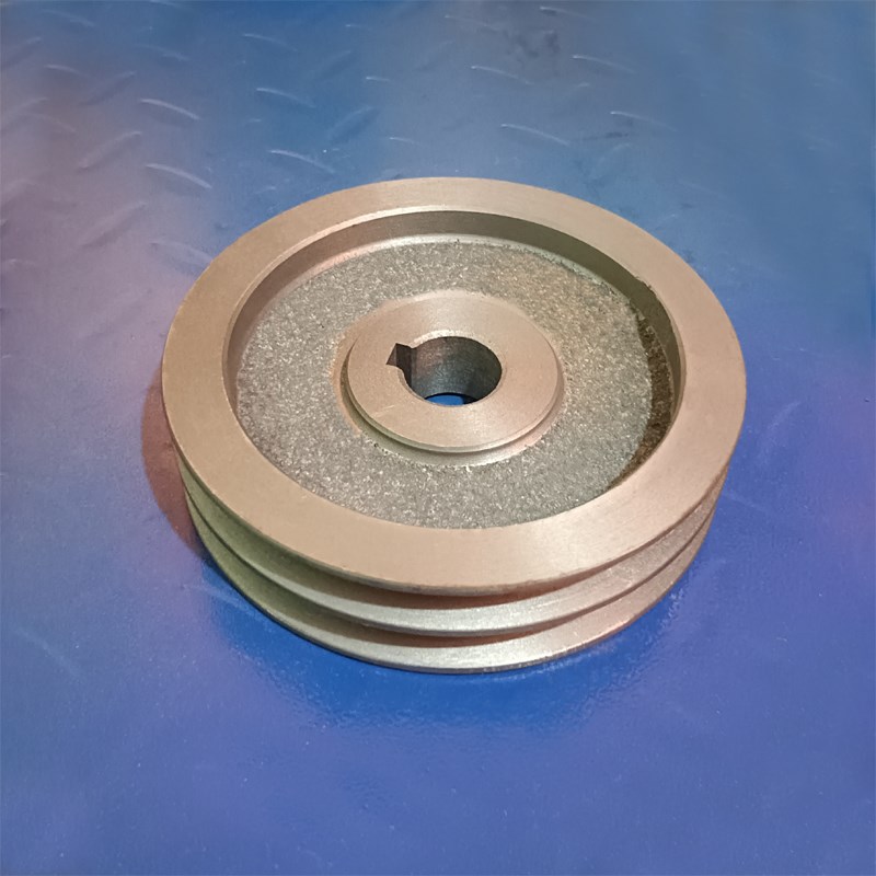 2A皮带轮dA2双槽轻型镂空铸铁电机轮三角带轮子飞轮马达传动皮带