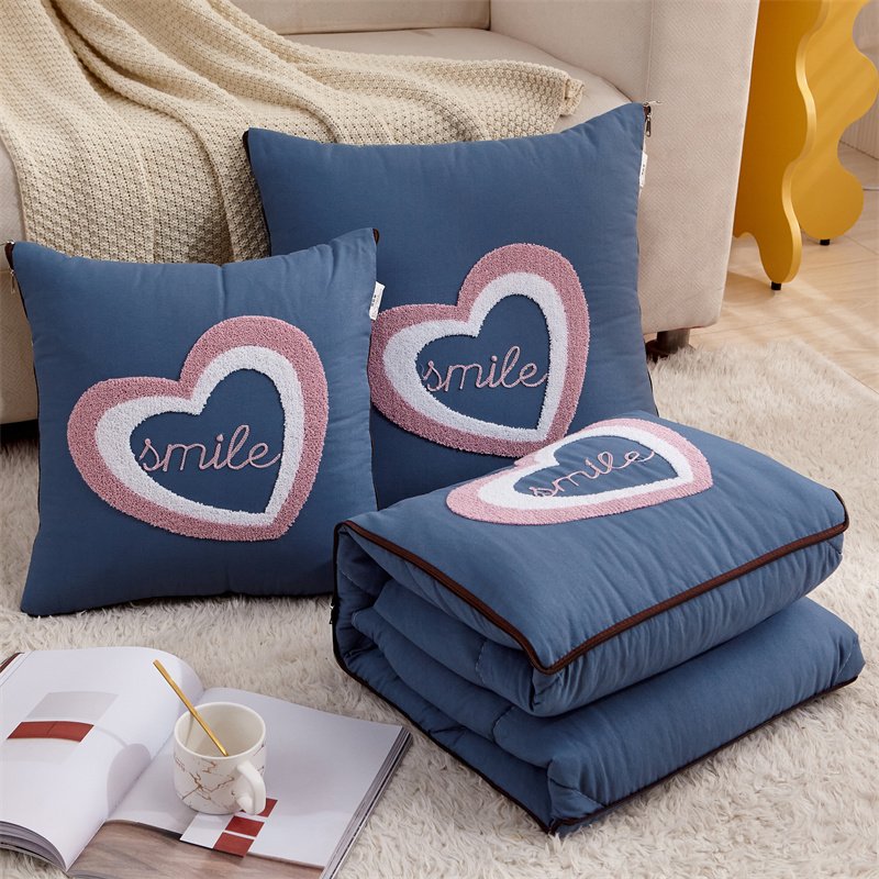 抱枕被子折叠两用四季通用办公室午休被空调毯P汽车靠枕靠垫二合