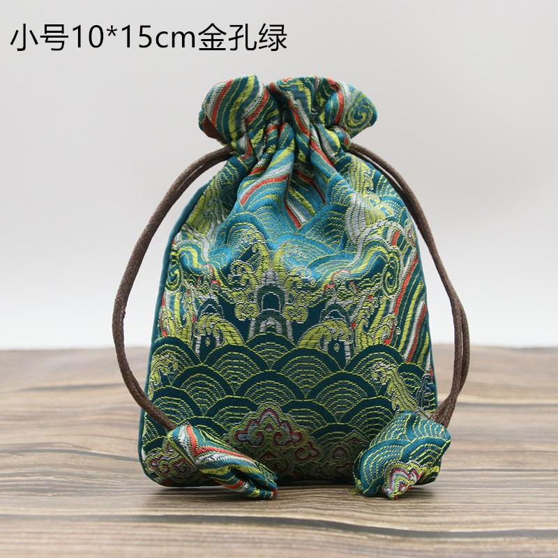 高档包装首饰小i布袋文玩锦囊布袋刺绣锦囊包装袋收纳抽绳束口袋