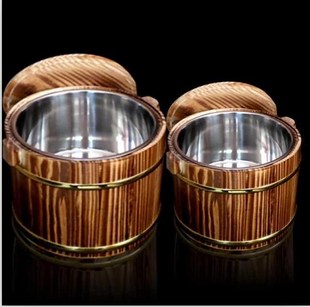 豆腐花木桶香杉木豆腐脑木桶豆腐花桶保温木桶饭桶手工木桶蒸饭桶